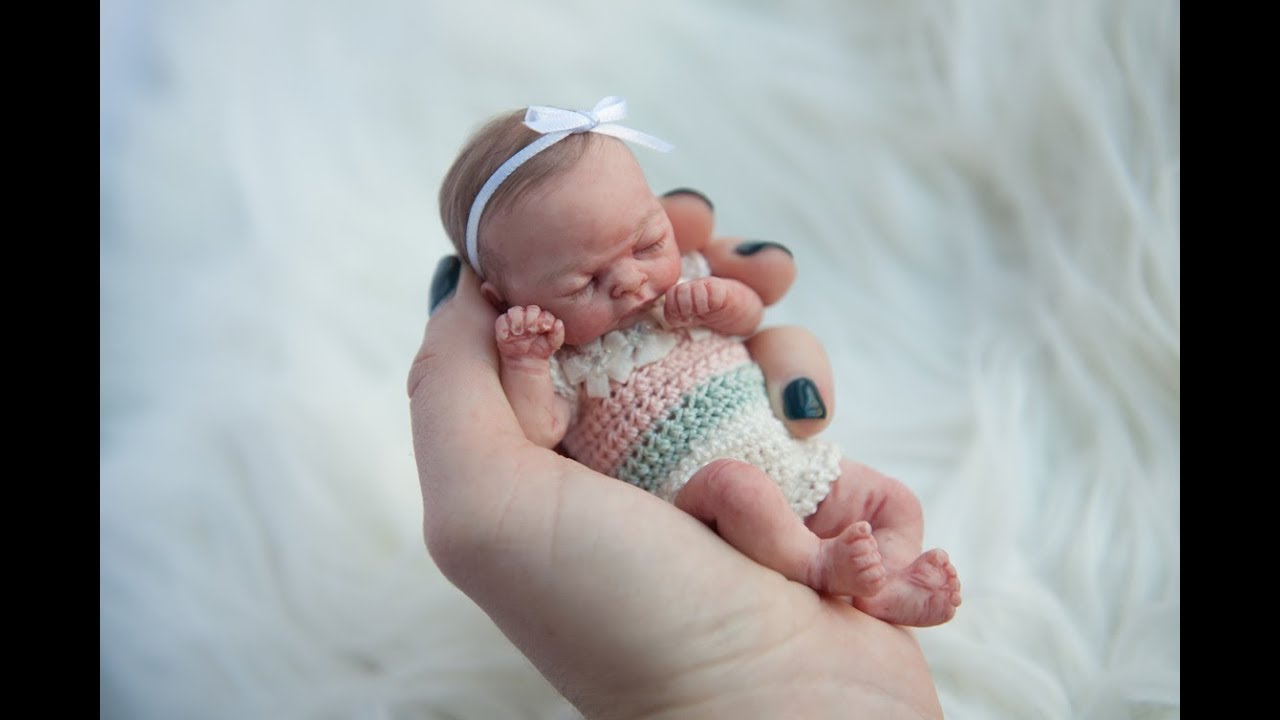 Миниатюрный Силиконовый Реборн Бэби Лила