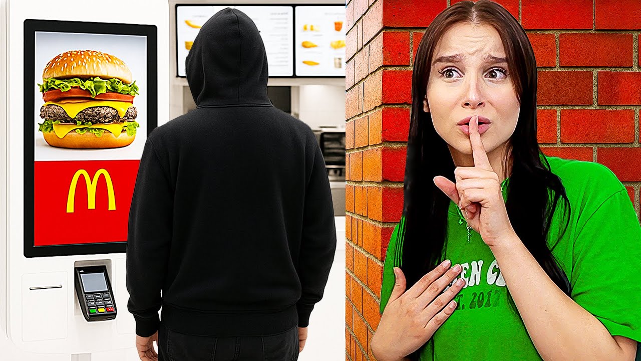 STALKER bei McDonalds beobachten ! 🤯🍟 (heimlich) – Celina