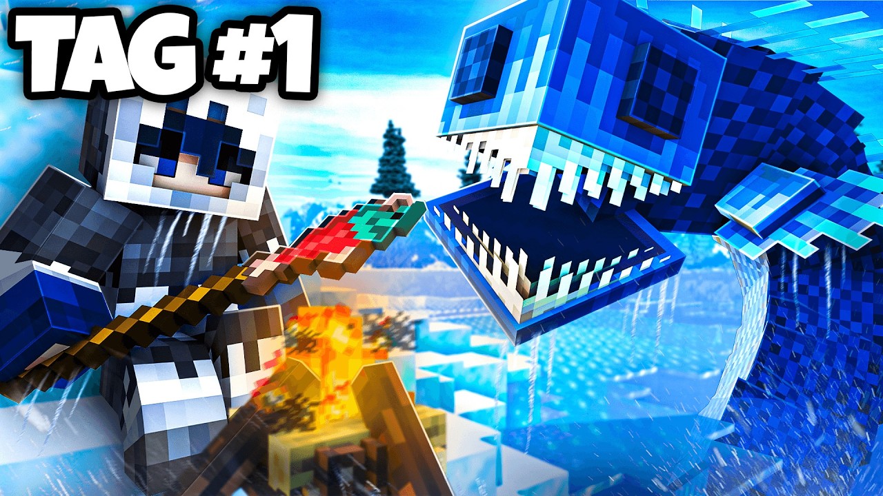 Ich habe MINECRAFT in einer EISWELT gespielt...