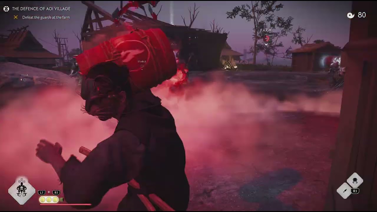 Ghost of Tsushima_ENJO POISON with BLACK POWDER,AOI VILLAGE ☣️🔥