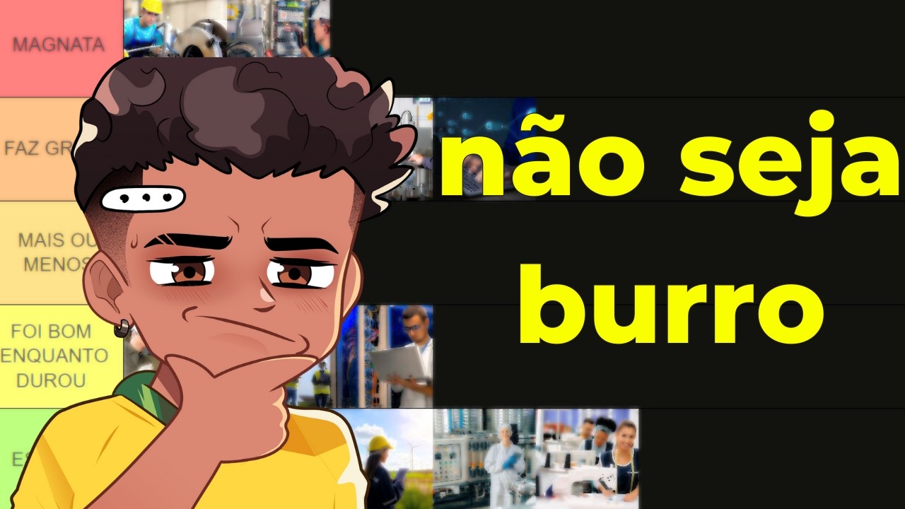 Os MELHORES/PIORES cursos do SENAI (TIERLIST)