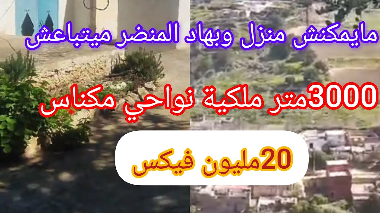 واش هاد المنزل بهاد المواصفات مزال ماتباعش😱3000متر بالدار والكوري 20مليون وملكية@3a9aratchaykh
