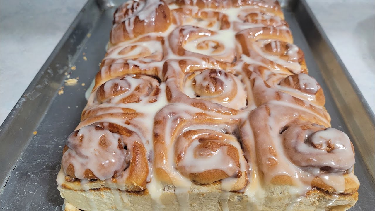 como hacer roles rellenos con dulce de leche y nuez glaseados