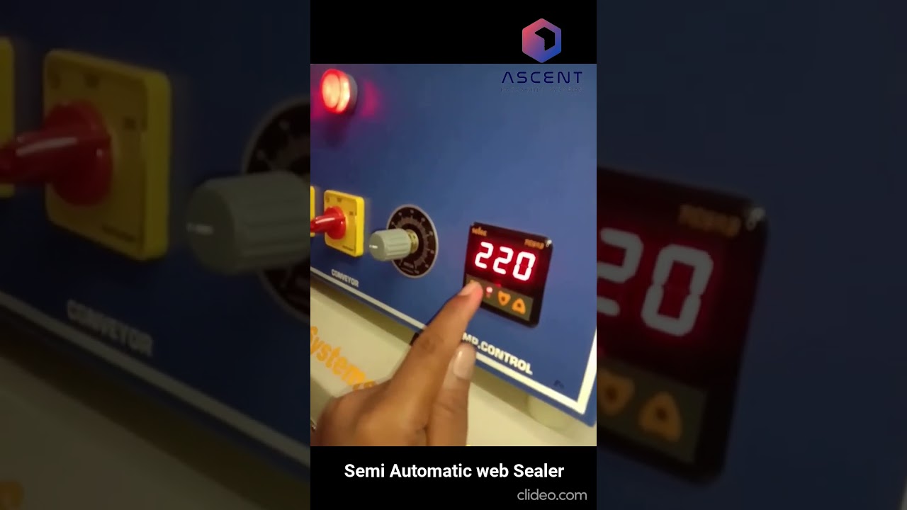 Semi automatic web sealer 3
