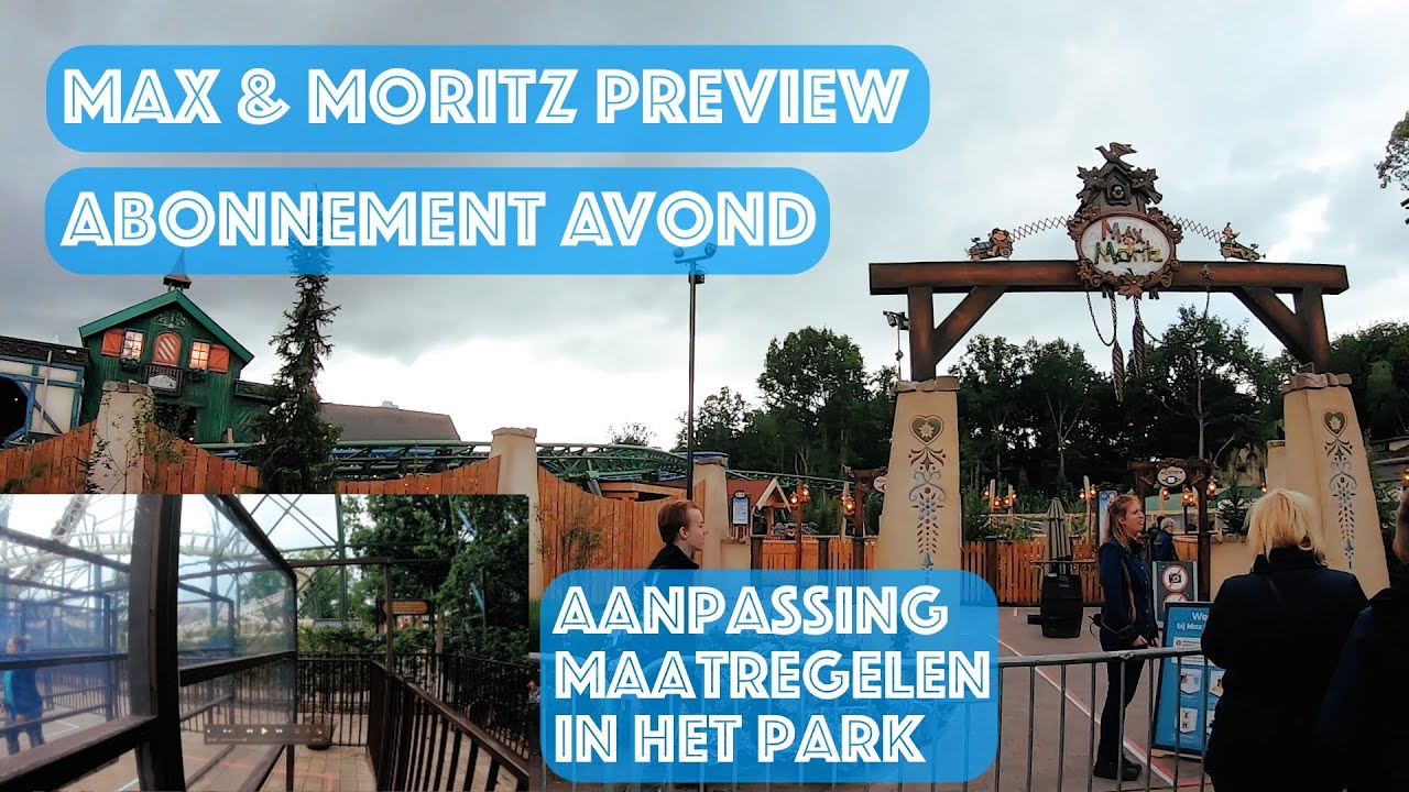Max & Moritz preview in de Efteling, abonnement avond en aanpassing maatregelen in het park!