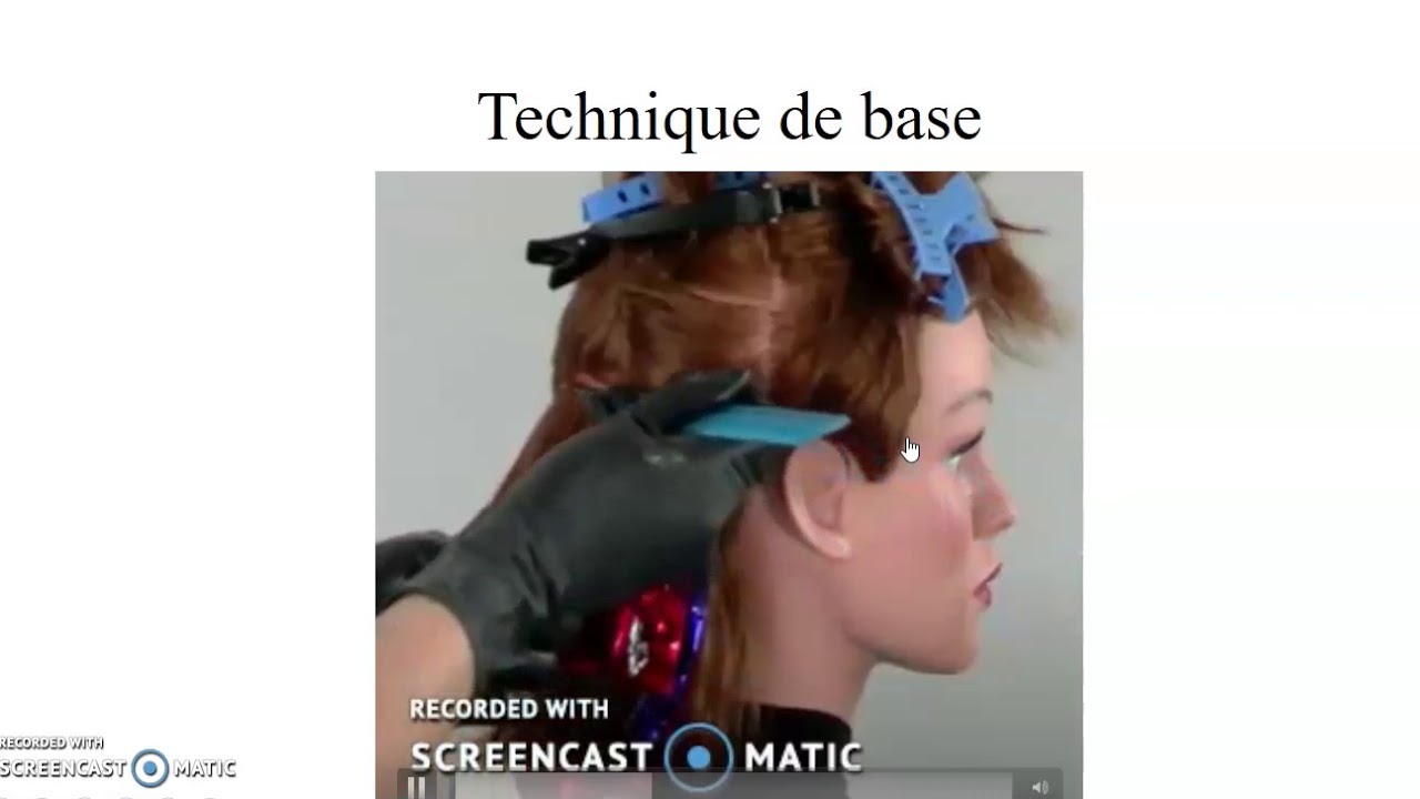 technique mèches tricotées