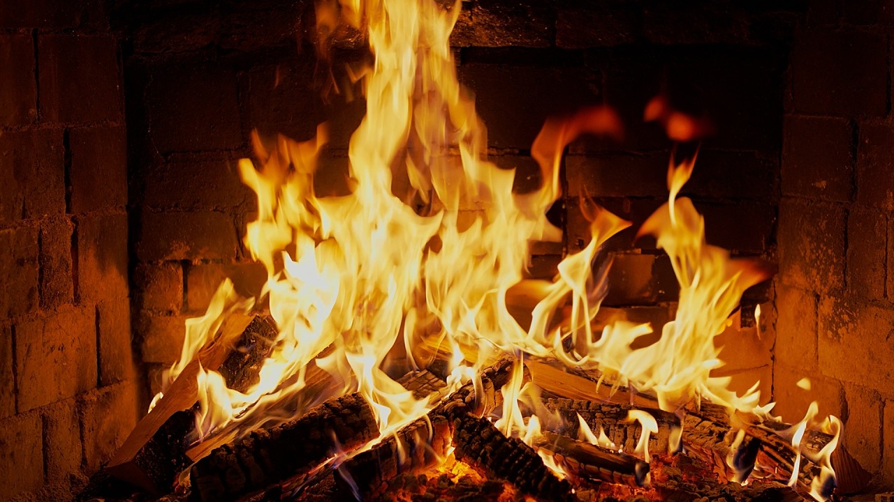 🔥 Cozy Fireplace 4K. Fireplace with Crackling Fire Sounds. Fireplace 4K UHD