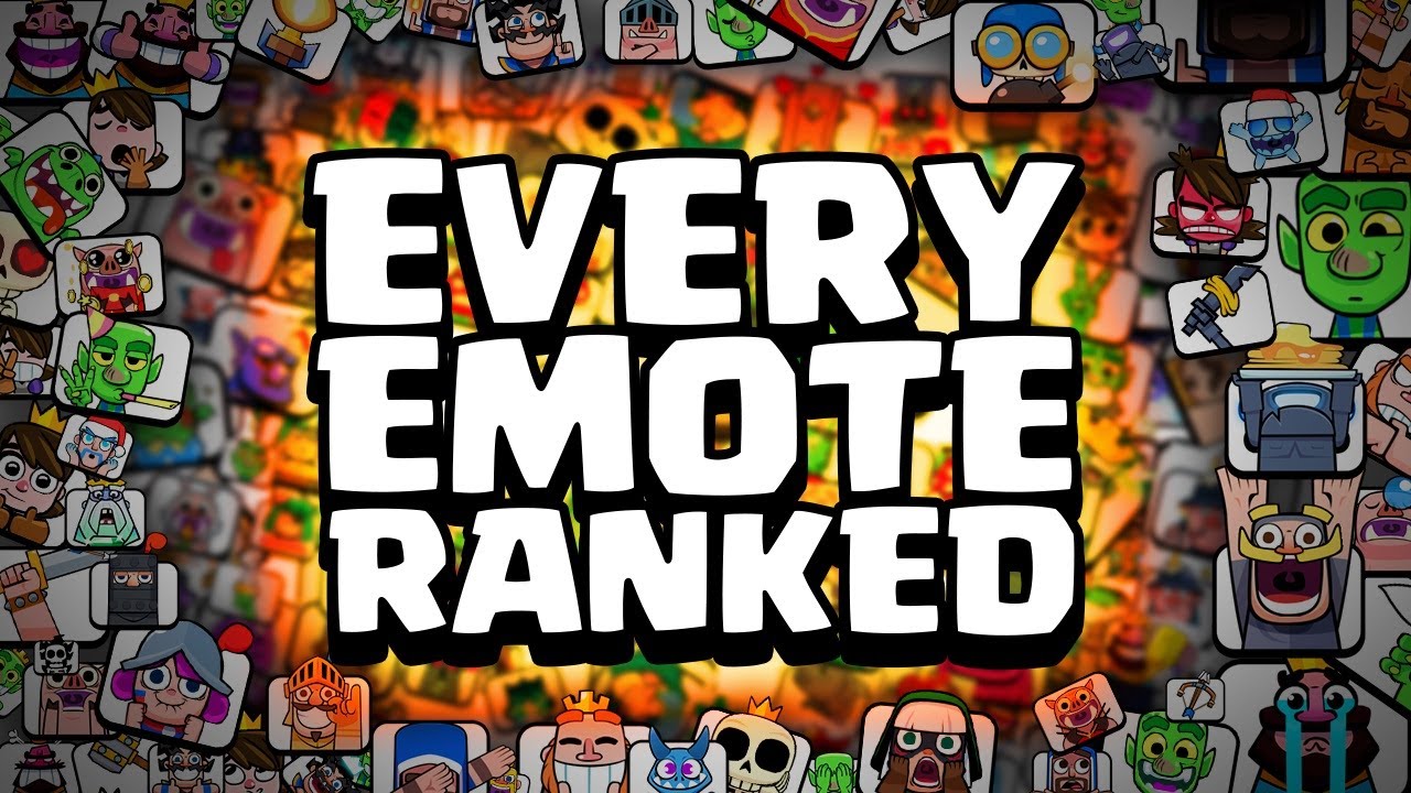 EVERY Emote in Clash Royale RANKED