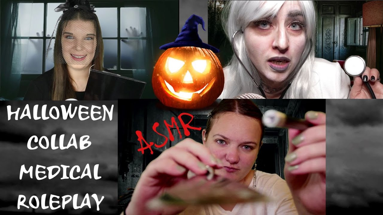 ASMR🎃 HALLOWEEN COLLAB -MEDICAL ROLEPLAY- mit SAILOR DREAM ASMR und CANDLELIGHT ASMR auf DEUTSCH