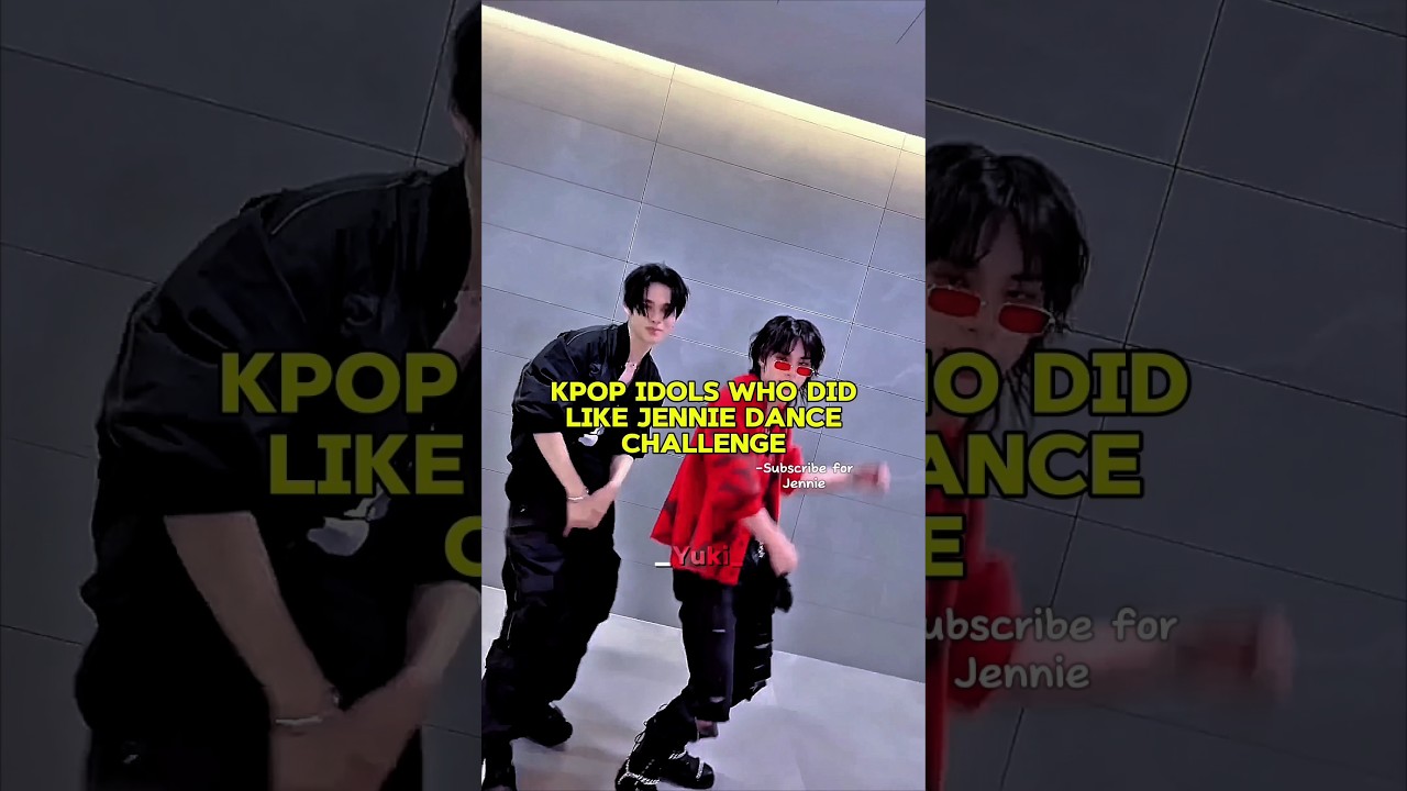 K-pop idols who did like jennie challenge#kpop#jeemin  #yeonjun#eunchae#sion #niki#julie#viralshort