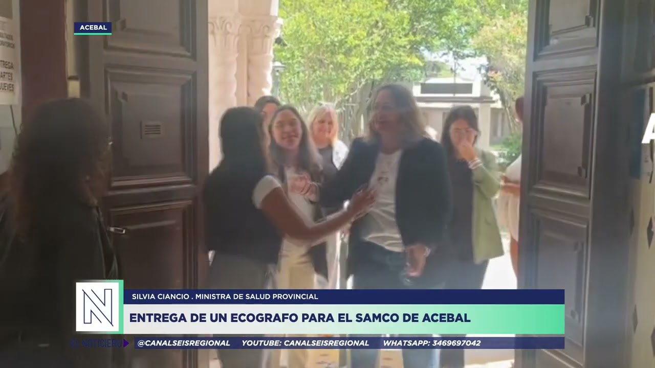 ENTREGA DE UN ECOGRAFO - SAMCO ACEBAL