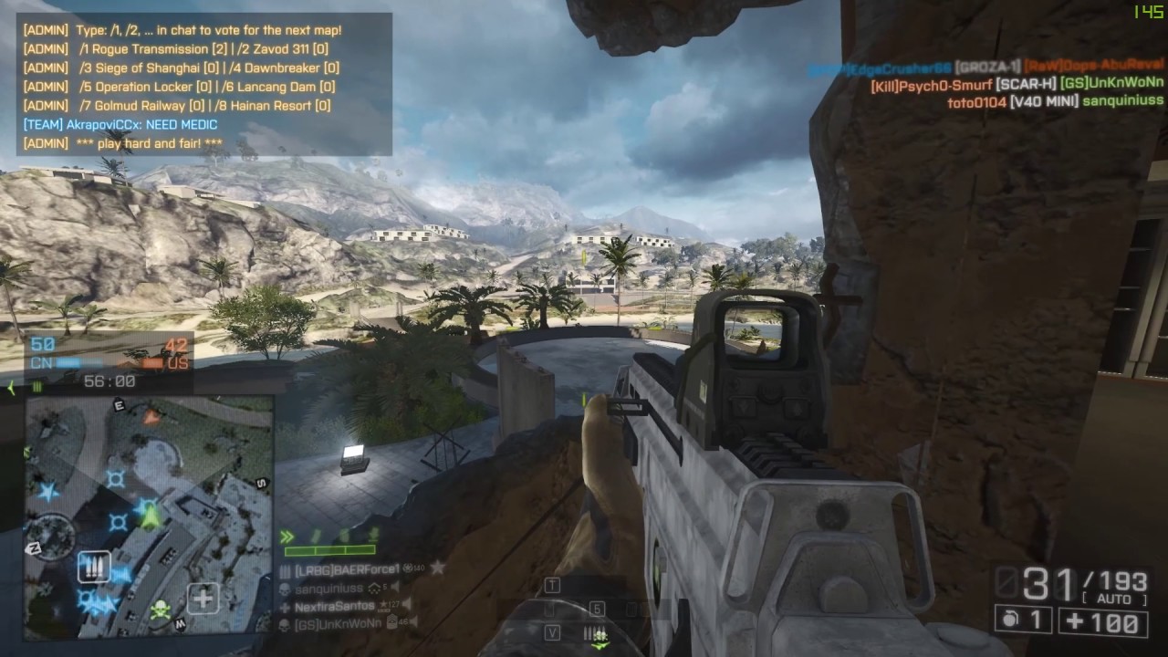 Battlefield 4 | PC | Gameplay w/ CZ-805 on Hainan Resort | 28-2