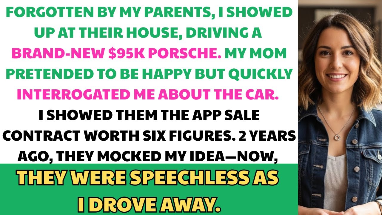 My Parents Forgot My Birthday Again — Until They Saw Me Pull Up in a $95K Porsche