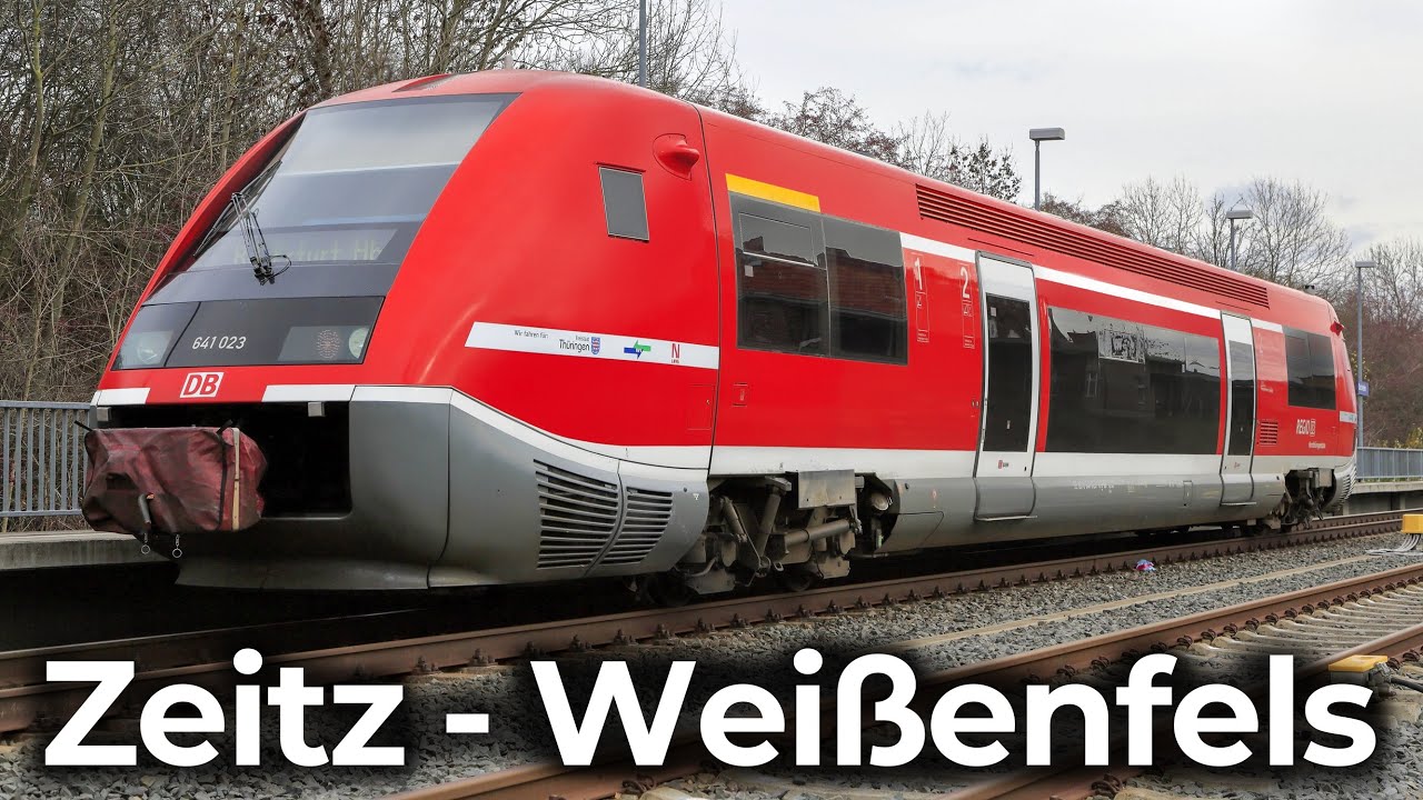 Nahverkehr in Sachsen-Anhalt | Führerstandsmitfahrt: Zeitz - Weißenfels | DB Regio - BR 641 Walfisch