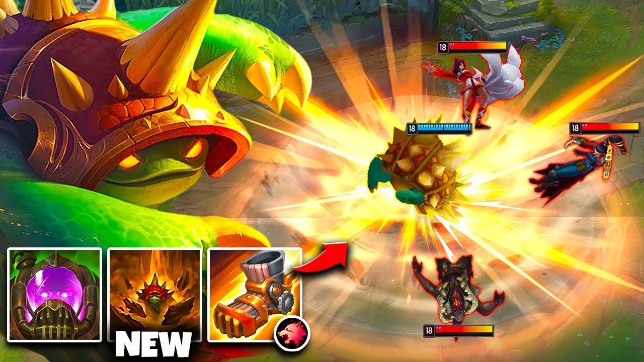 Rammus but he got a massive update and is god-tier now (ACROSS MAP ENGAGE)