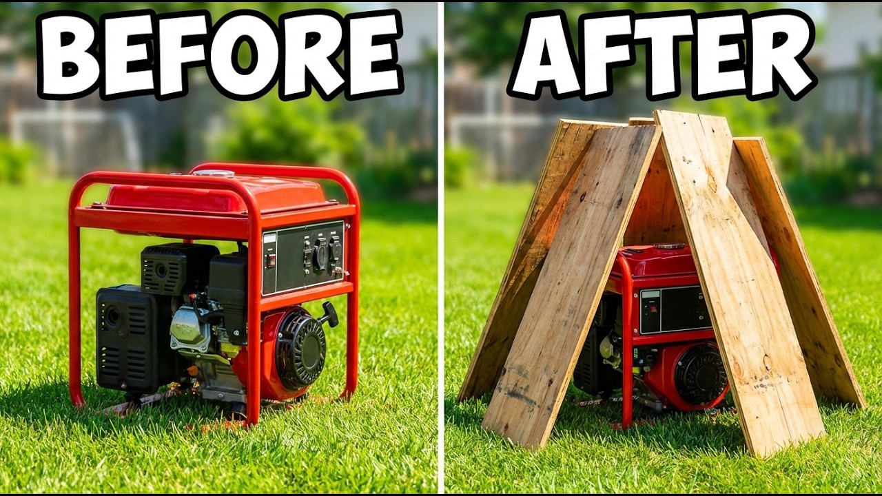 How to Make Your Generator 4x Quieter in 10 Seconds