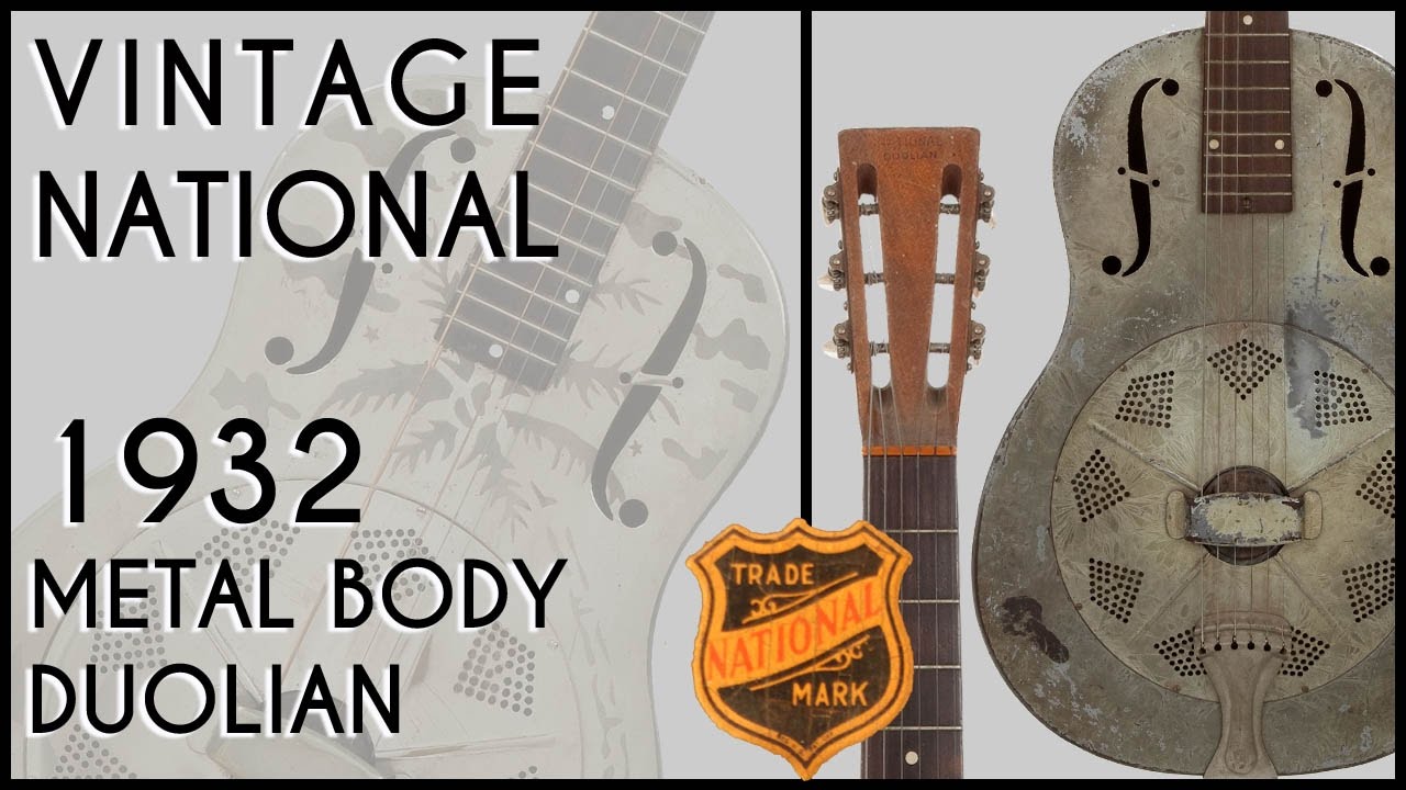 1932 12 Fret Duolian // Vintage National Guitars sound like this