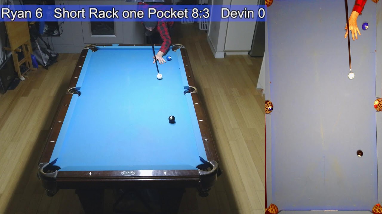 Devin 3 vs Ryan 8 short rack one pocket #onepocket #pool #billiards