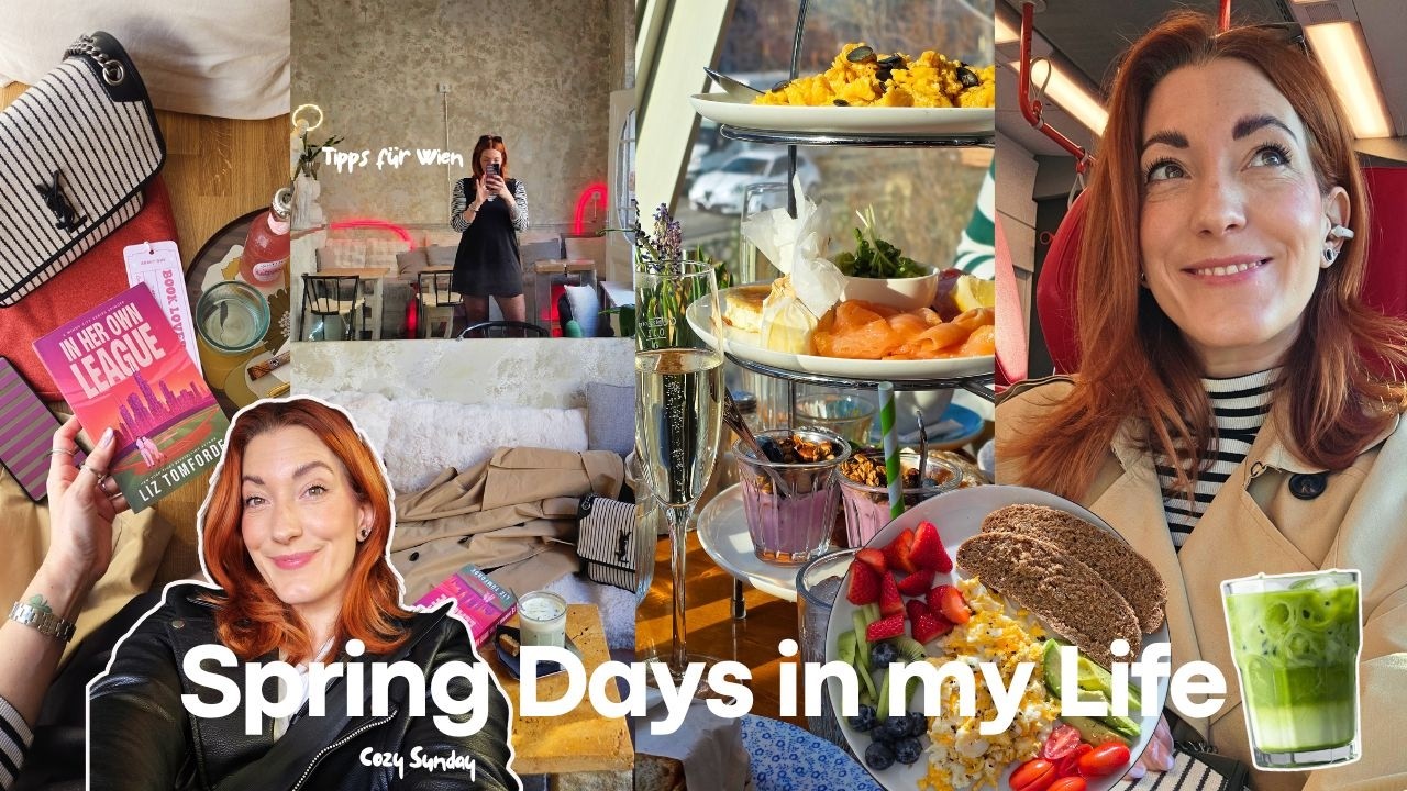 🌸 Vienna Spring Vlog: Brunch, Bookstore & Matcha, Date Night, Running & Cozy Sunday