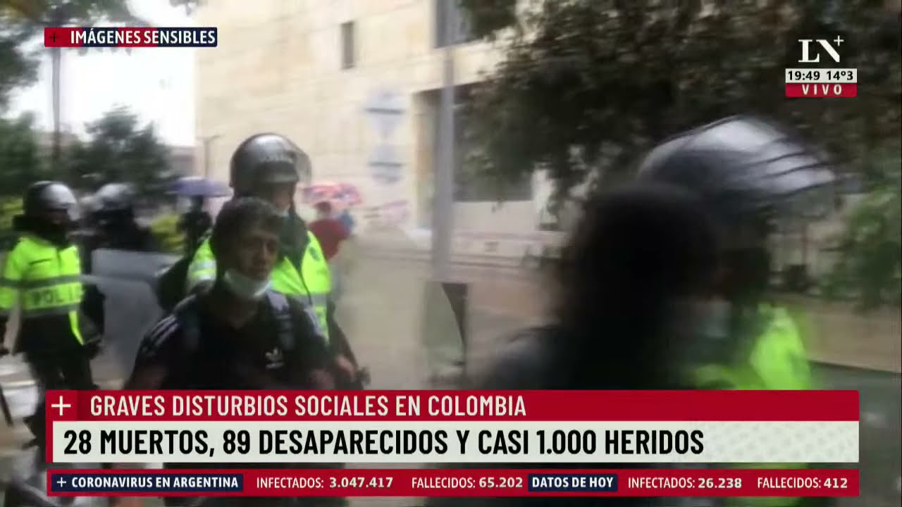 Conflictos sociales en Am&eacute;rica Latina: cat&aacute;strofe en M&eacute;xico y graves disturbios en Colombia