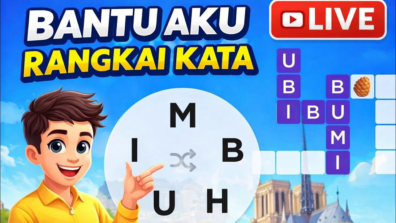 LIVE 🔴 BANTU AKU RANGKAI KATA !