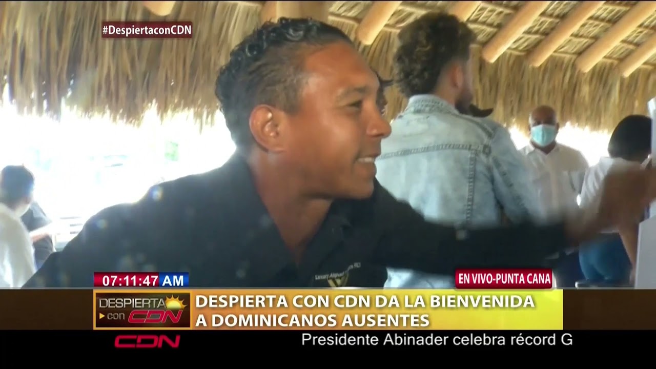 Ambiente en el Aeropuerto de Punta Cana ante llegada de dominicanos