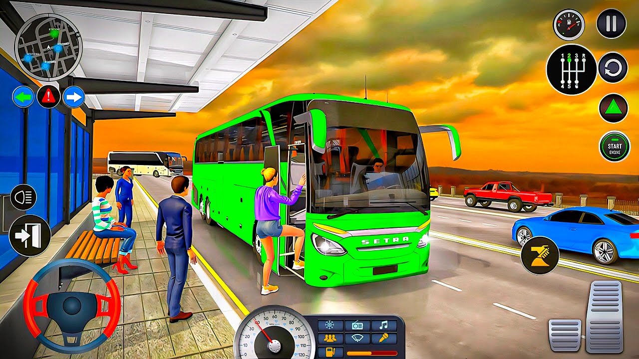😍BUS SIMULATOR INDONESIA || Bus🚌 Driving 👮 City euro Coach bus simulator 🔥-Android Gameplay Bus 2026