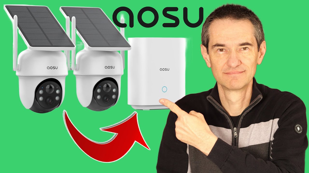 ✅ Simple et sécurisé : Kit VIDÉO SURVEILLANCE AOSU SolarCam D1 2K ✅