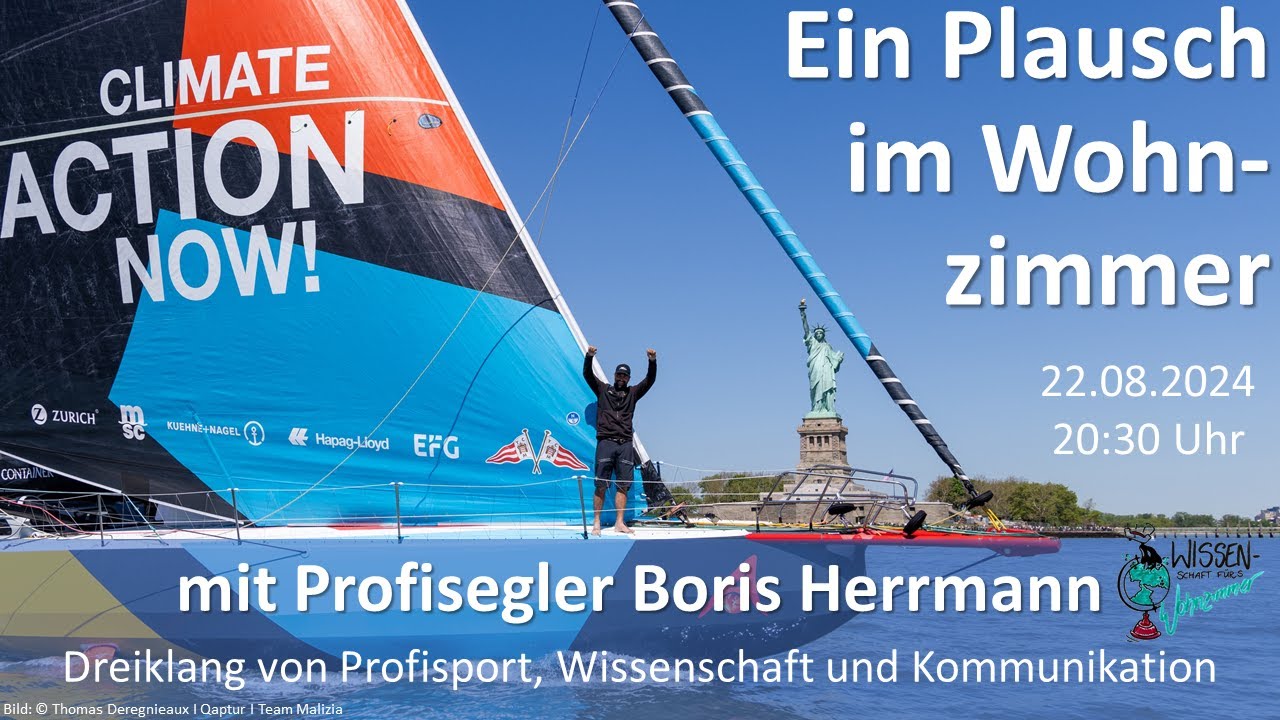 Ein Plausch im Wohnzimmer - mit Profisegler Boris Herrmann