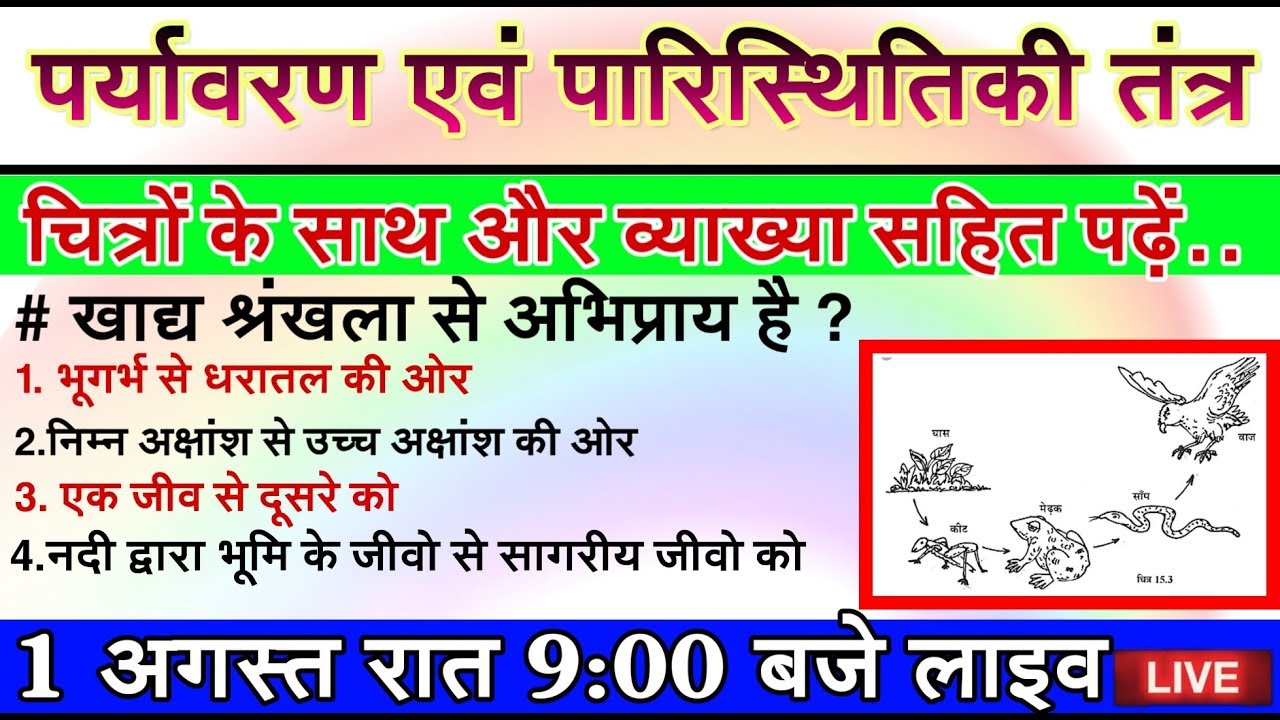 पर्यावरण !! EVS notes !!  EVS 30 most important question for UPTET/CTET/KVS/NVS/superTET PGT/TGT