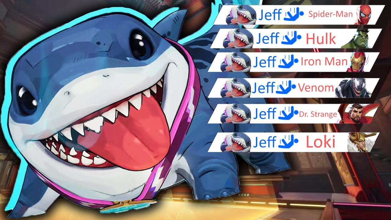 Jeff Can Knock The Whole Server Off The Map In Marvel Rivals