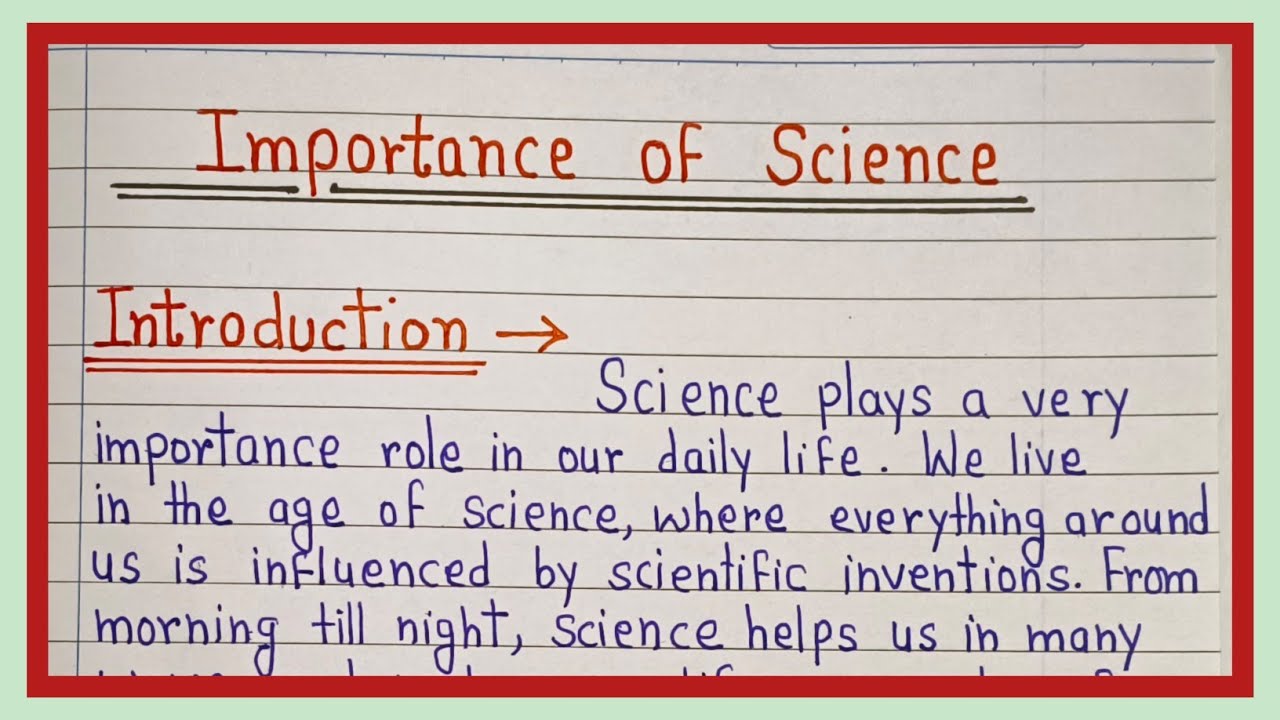 Essay on importance of science | vigyan divas par nibandh english main | vigyan ka mahtav par essay