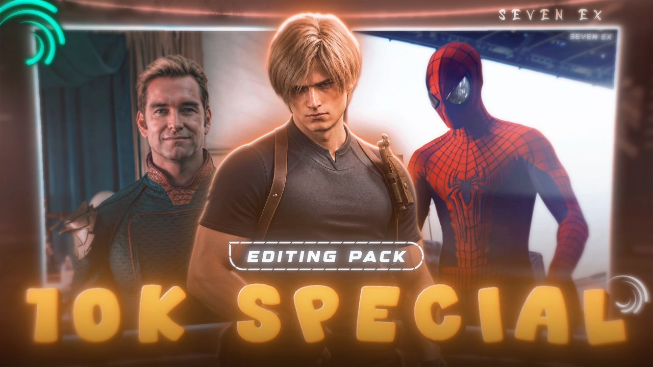 10K SPECIAL 🔥👀 Editing Pack For Alightmotion (+Preset) &lrm;