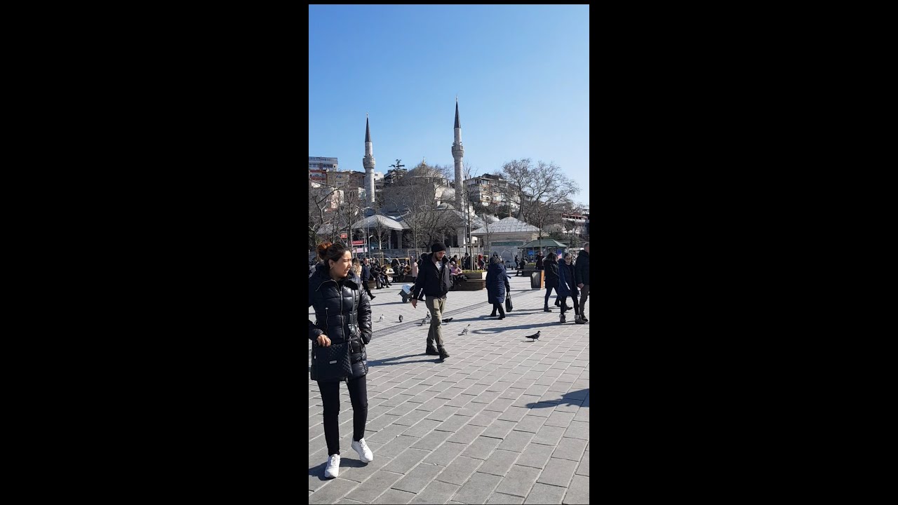 İstanbul Üsküdar meydanı Mihrimah Sultan camii Çifte ezan bu kadar mı güzel okunur