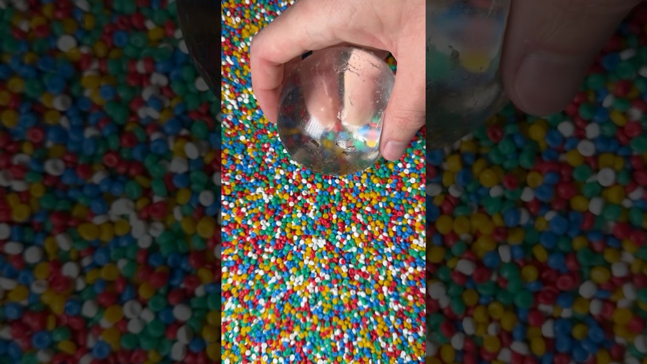 Clear Taba Squishy in Plastic Confetti