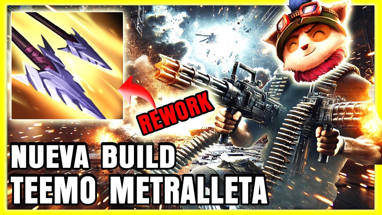 🔥TEEMO METRALLETA es INCREIBLE con el REWORK de ESTE OBJETO