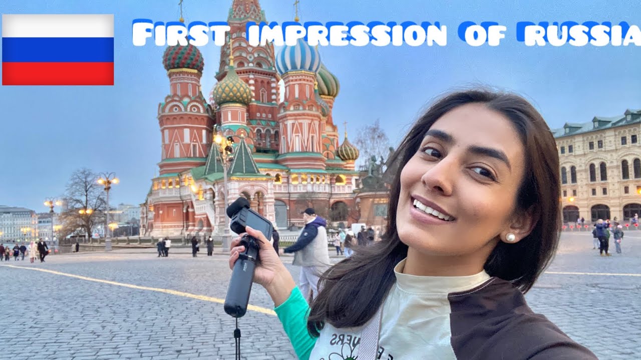 My First Day In MOSCOW, RUSSIA🇷🇺