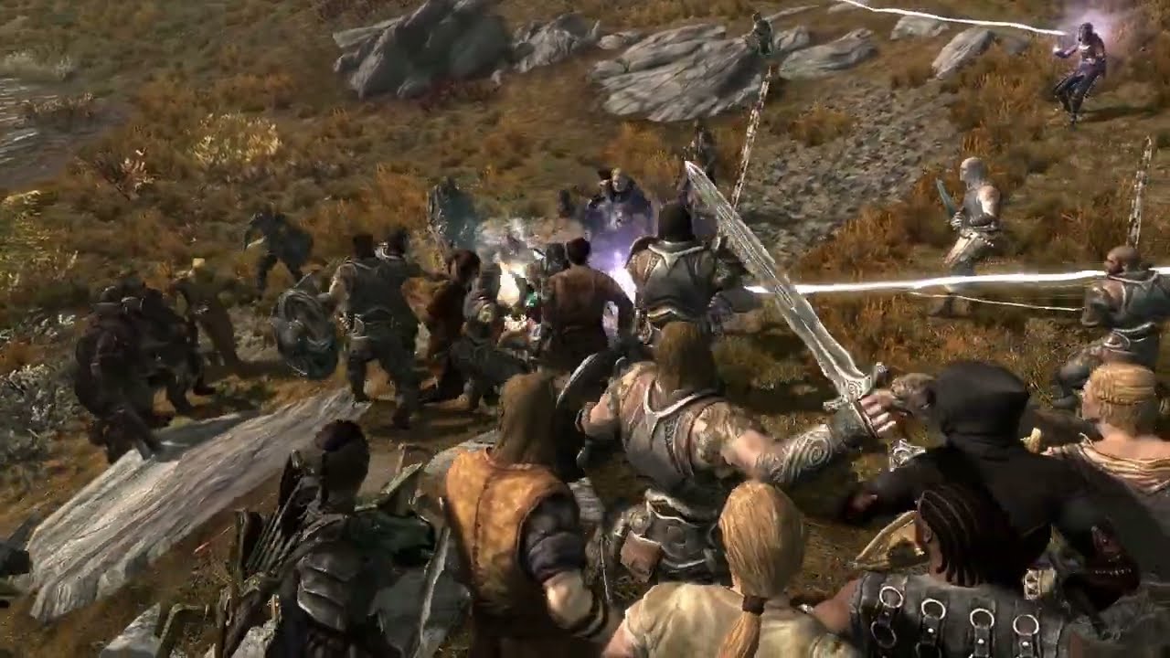Skyrim Battles - The Followers vs 10 Annoyances