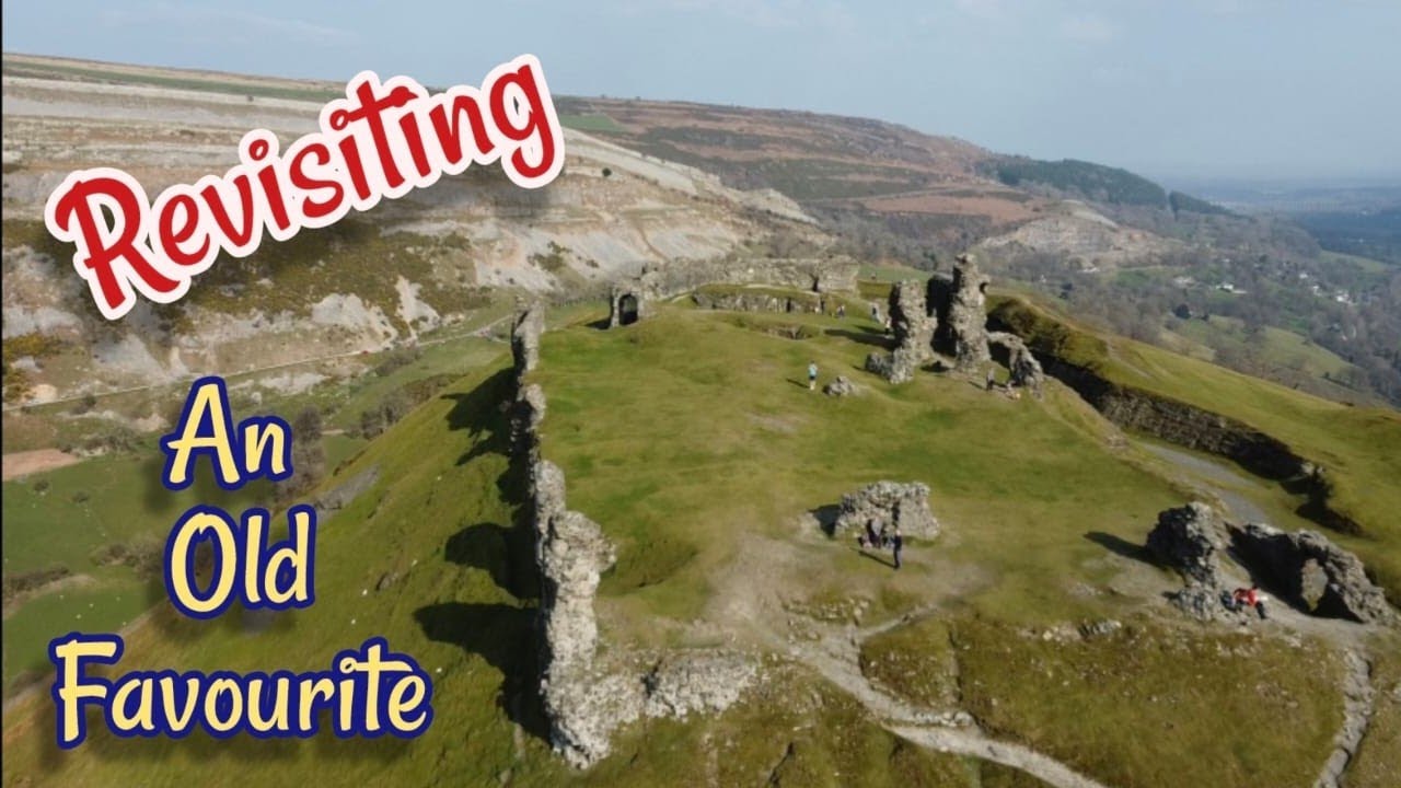 Return to Llangollen-Hiking Llantysilio-North Wales Walking-Castle Dinas Bran-DJI Mini SE-Abbey Farm