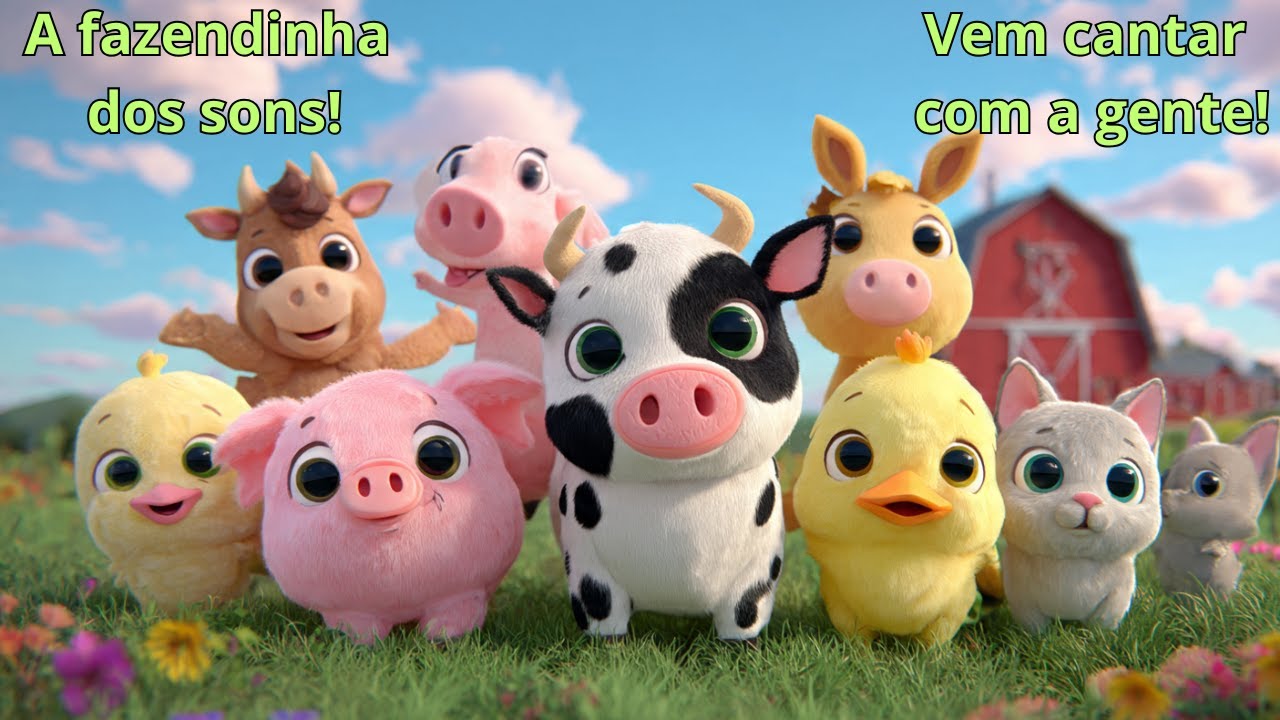 Música Infantil  - A Fazendinha dos Sons! Vem cantar com a gente!