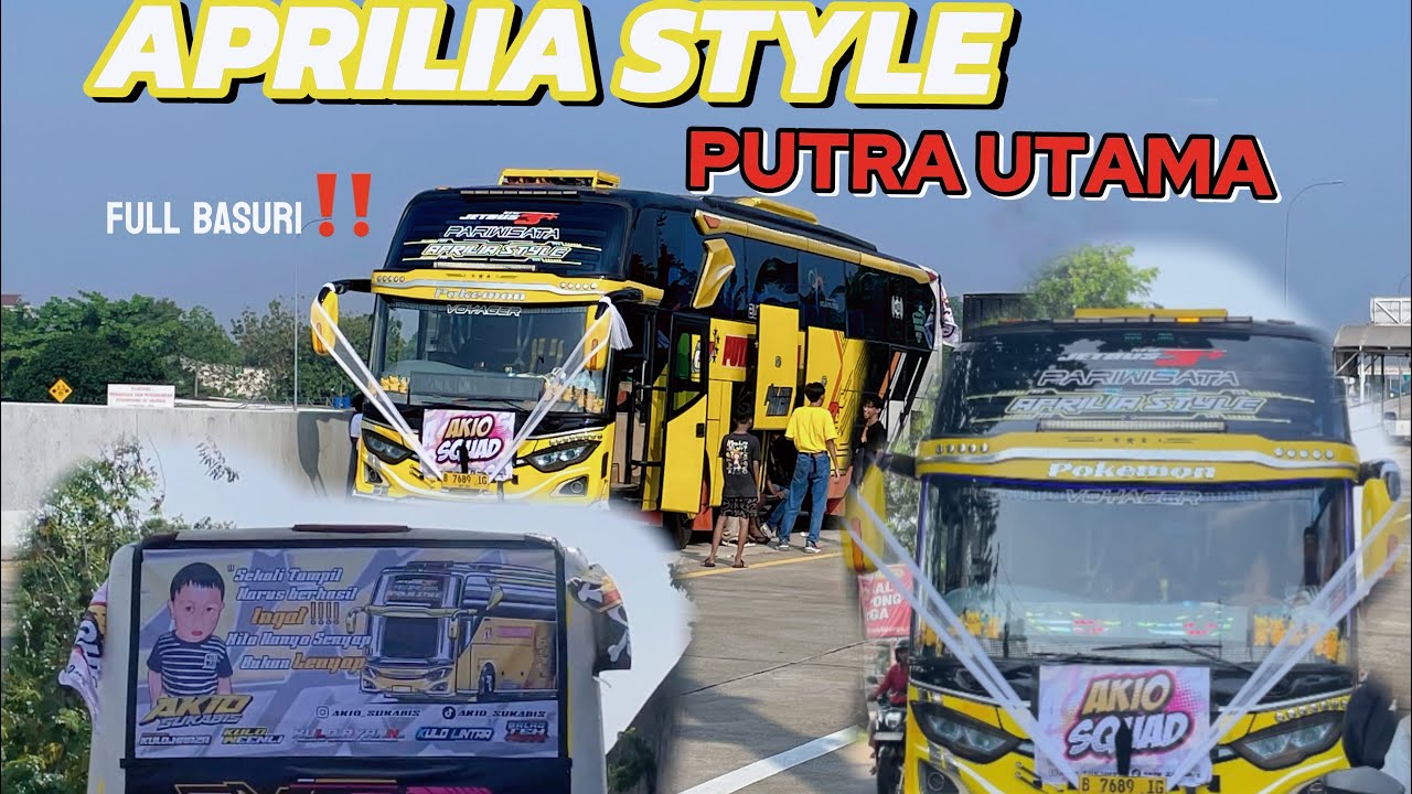 APRILIA STYLE - PUTRA UTAMA‼️ PERDANA NGOYOD 😍 FULL BASURI 