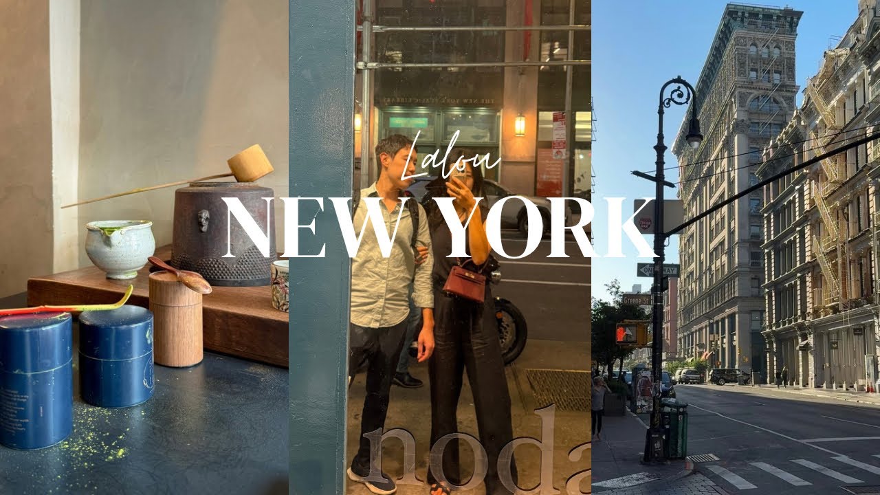 NYC Fall Vlog | Soho Matcha Cafes, Adanola Unboxing, Trader Joe’s Haul & Cozy Home Days