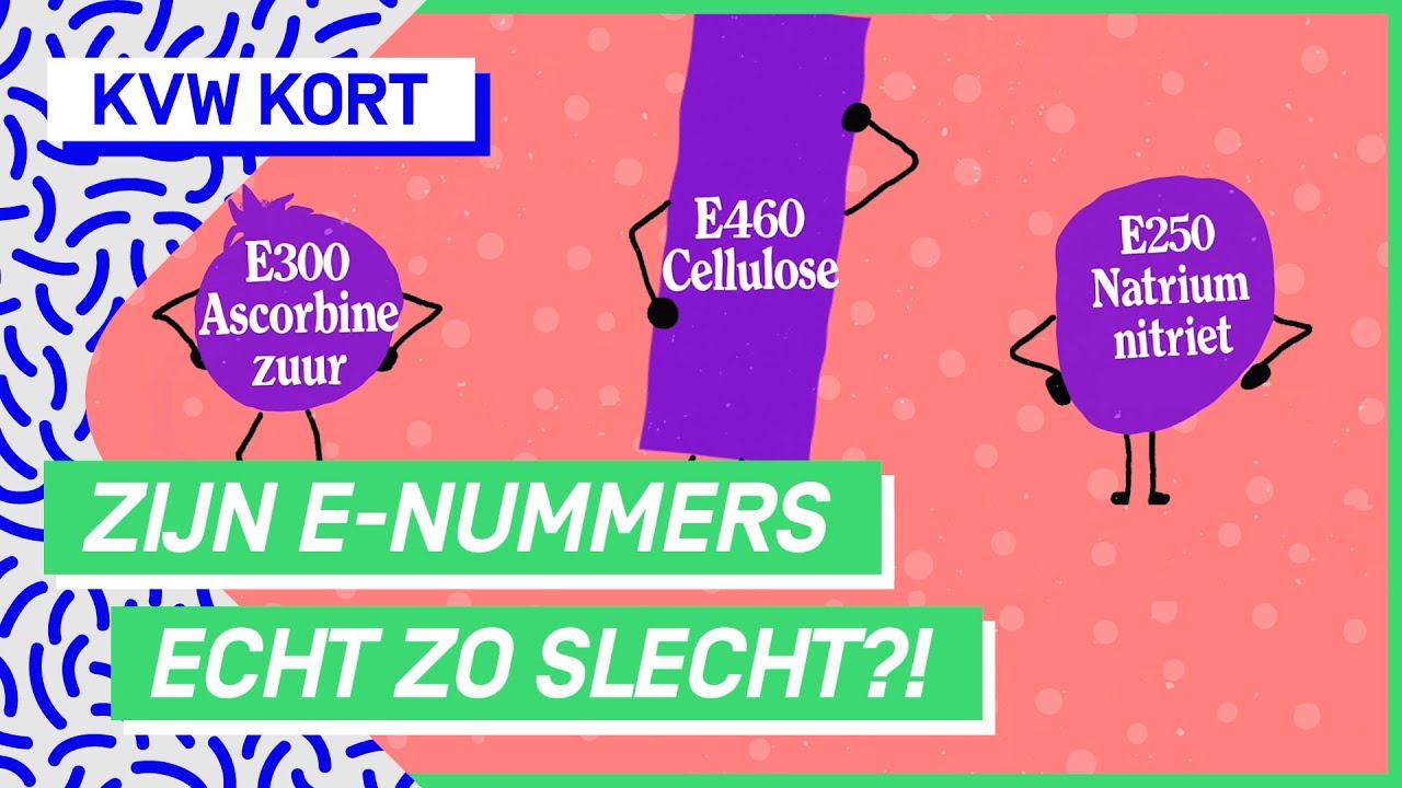 &lsquo;Natuurlijke stoffen&rsquo; op etiket zijn E-nummers in vermomming! | KVW KORT #35 | NPO 3