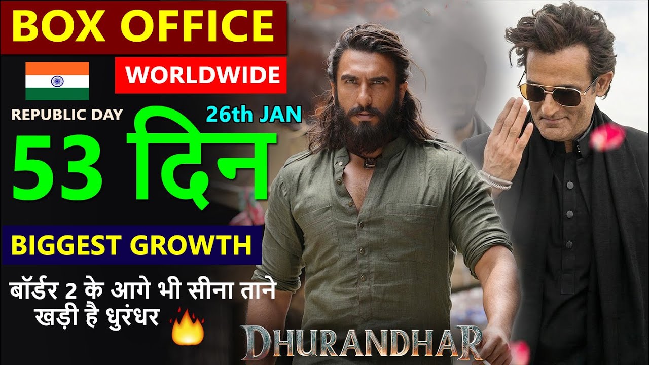 Dhurandhar Box Office Collection Day 53, Historic Worldwide Collection till now, Ranveer Singh