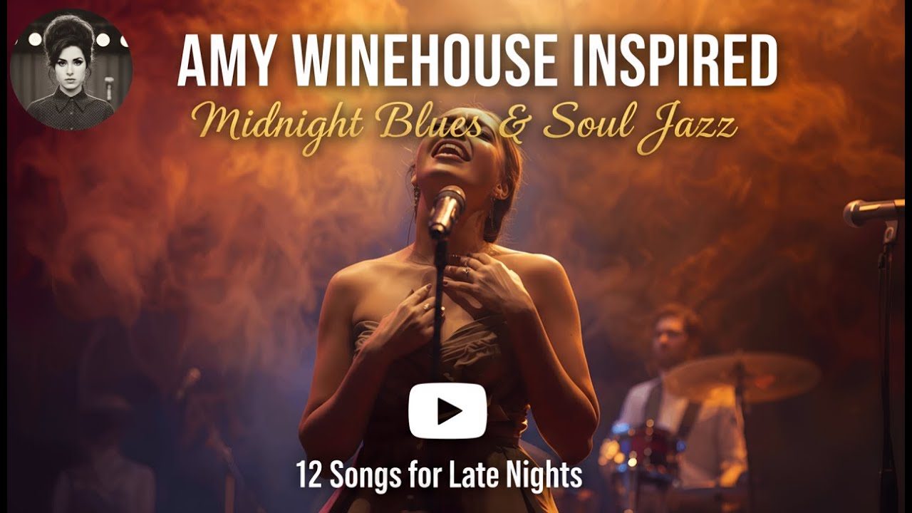 🌙 Amy Winehouse Inspired : Midnight Blues & Soul Jazz | 12 Songs for Late Nights 🌙2