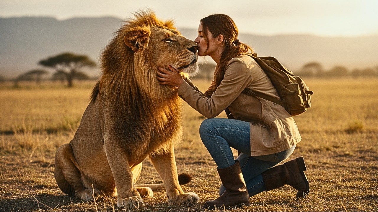 The Lion Recognized Her After 3 Years — A Miracle Happened