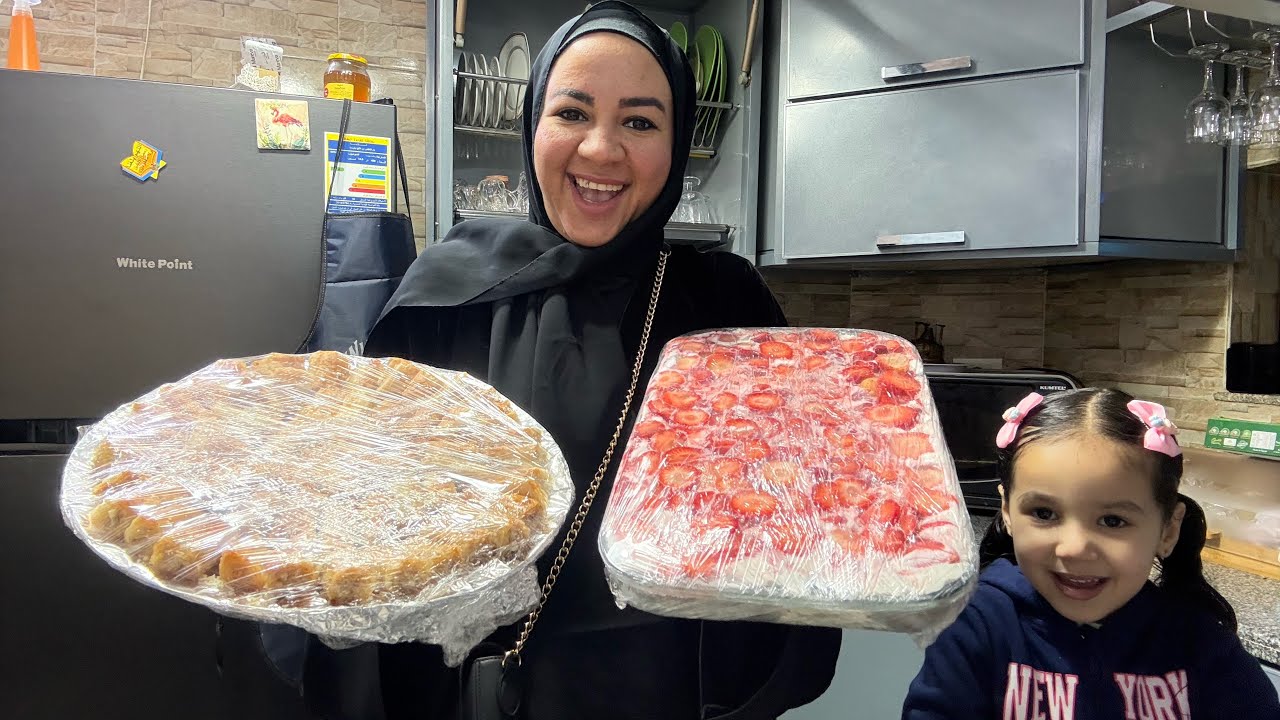 عزومة حماتي علي الفطار🥰عملت الحلو كله👏🏻💃🏼