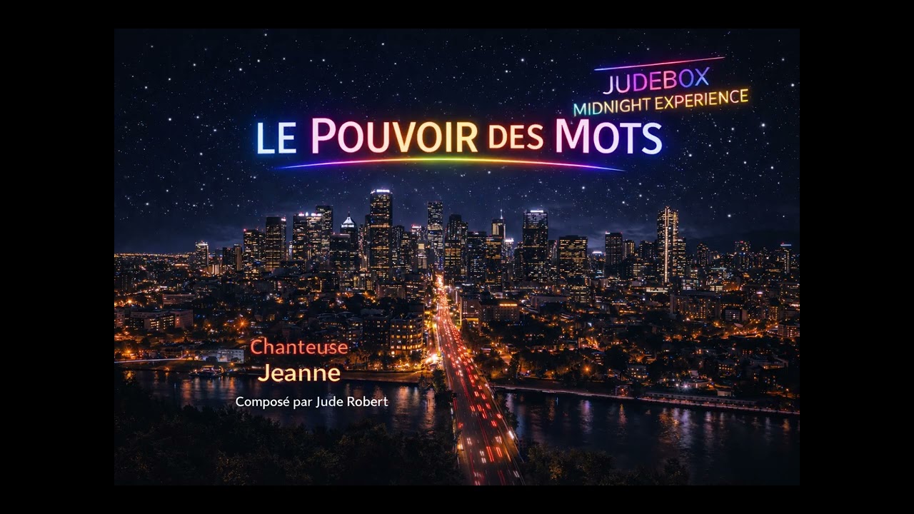 Le Pouvoir des Mots | JUDEBOX Midnight Experience