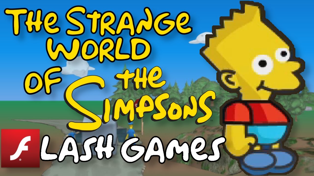 The Strange World of The Simpsons Flash Games