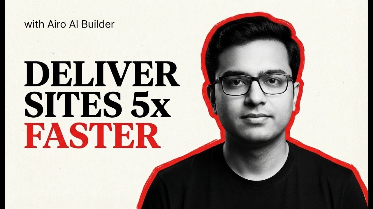 How to Deliver Web Projects 5x Faster Without Sacrificing Quality | Airo AI Builder Demo